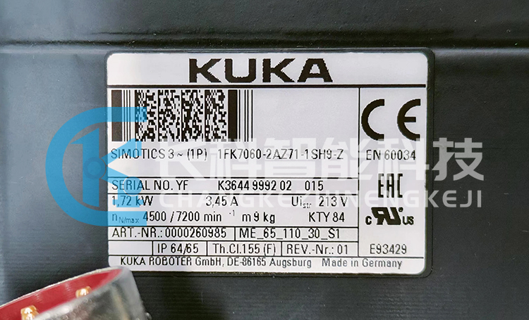 庫卡電機1FK7060-2AZ71-1SH9-Z 00-260-985 庫卡電機1FK7060-2AZ71-1SH9-Z 00-260-985
