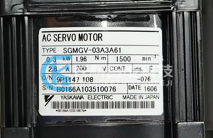安川伺服電機SGMGV-03A3A61 安川伺服電機SGMGV-03A3A61